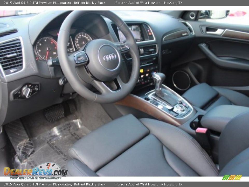 2015 Audi Q5 3.0 TDI Premium Plus quattro Brilliant Black / Black Photo #14