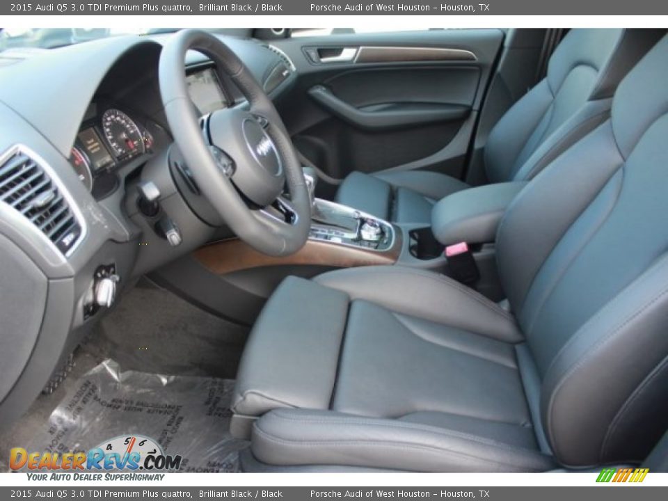 2015 Audi Q5 3.0 TDI Premium Plus quattro Brilliant Black / Black Photo #15