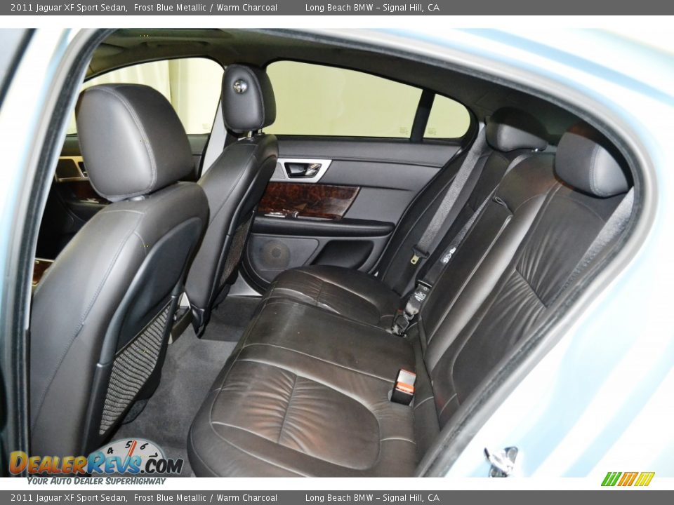2011 Jaguar XF Sport Sedan Frost Blue Metallic / Warm Charcoal Photo #16