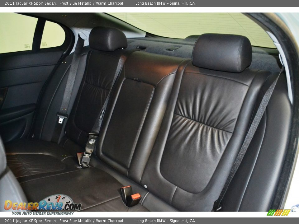 2011 Jaguar XF Sport Sedan Frost Blue Metallic / Warm Charcoal Photo #17