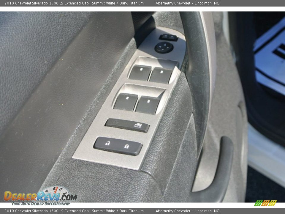 2010 Chevrolet Silverado 1500 LS Extended Cab Summit White / Dark Titanium Photo #9