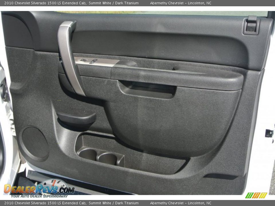 2010 Chevrolet Silverado 1500 LS Extended Cab Summit White / Dark Titanium Photo #18