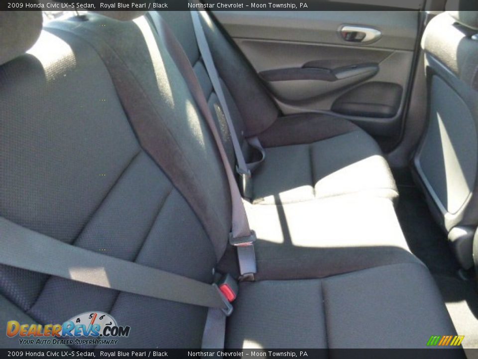 2009 Honda Civic LX-S Sedan Royal Blue Pearl / Black Photo #13