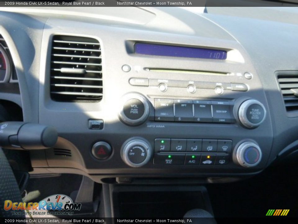 2009 Honda Civic LX-S Sedan Royal Blue Pearl / Black Photo #18