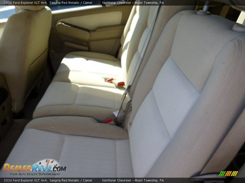 2010 Ford Explorer XLT 4x4 Sangria Red Metallic / Camel Photo #9
