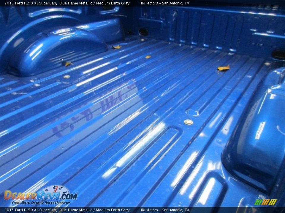 2015 Ford F150 XL SuperCab Blue Flame Metallic / Medium Earth Gray Photo #7
