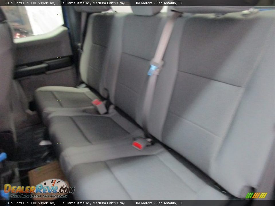 2015 Ford F150 XL SuperCab Blue Flame Metallic / Medium Earth Gray Photo #11