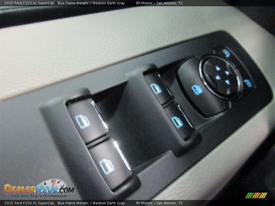 2015 Ford F150 XL SuperCab Blue Flame Metallic / Medium Earth Gray Photo #20