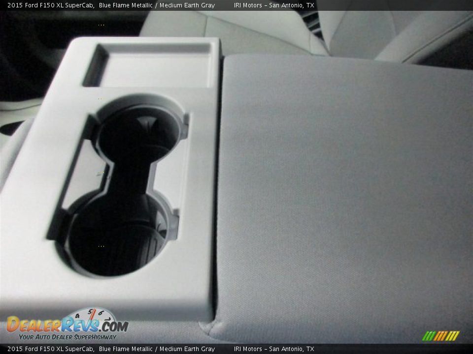 2015 Ford F150 XL SuperCab Blue Flame Metallic / Medium Earth Gray Photo #21