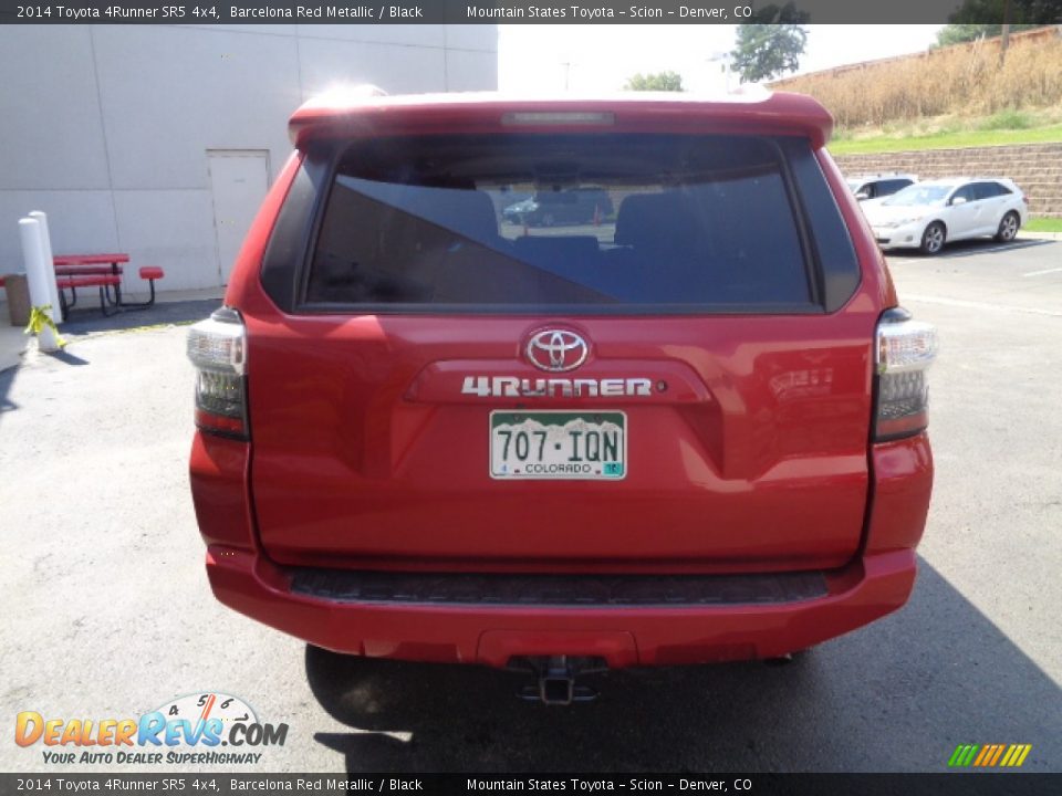 2014 Toyota 4Runner SR5 4x4 Barcelona Red Metallic / Black Photo #6