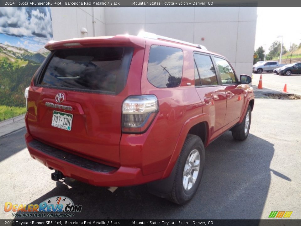 2014 Toyota 4Runner SR5 4x4 Barcelona Red Metallic / Black Photo #7