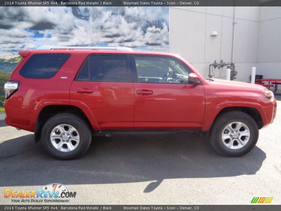 2014 Toyota 4Runner SR5 4x4 Barcelona Red Metallic / Black Photo #8