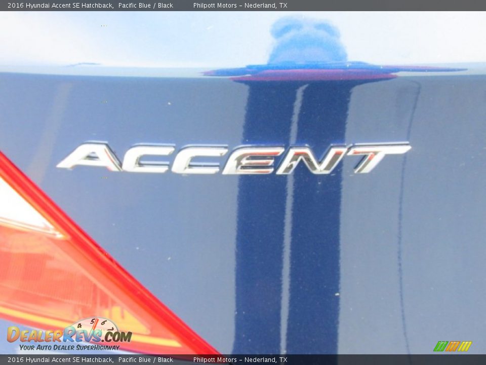 2016 Hyundai Accent SE Hatchback Pacific Blue / Black Photo #14