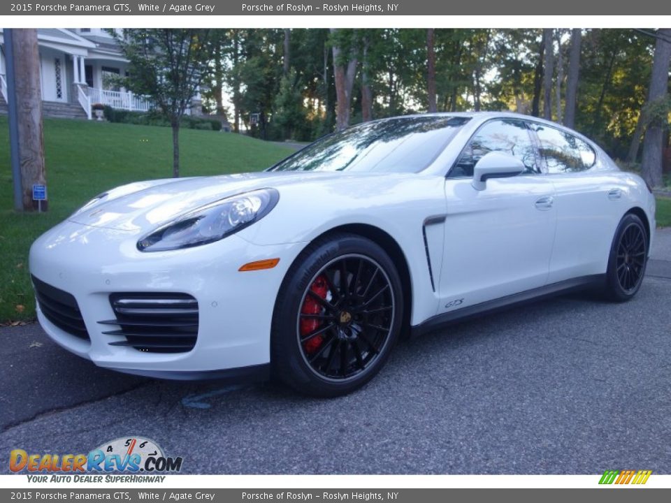 2015 Porsche Panamera GTS White / Agate Grey Photo #1
