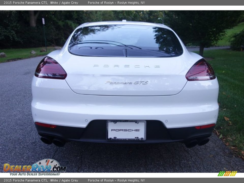 2015 Porsche Panamera GTS White / Agate Grey Photo #5