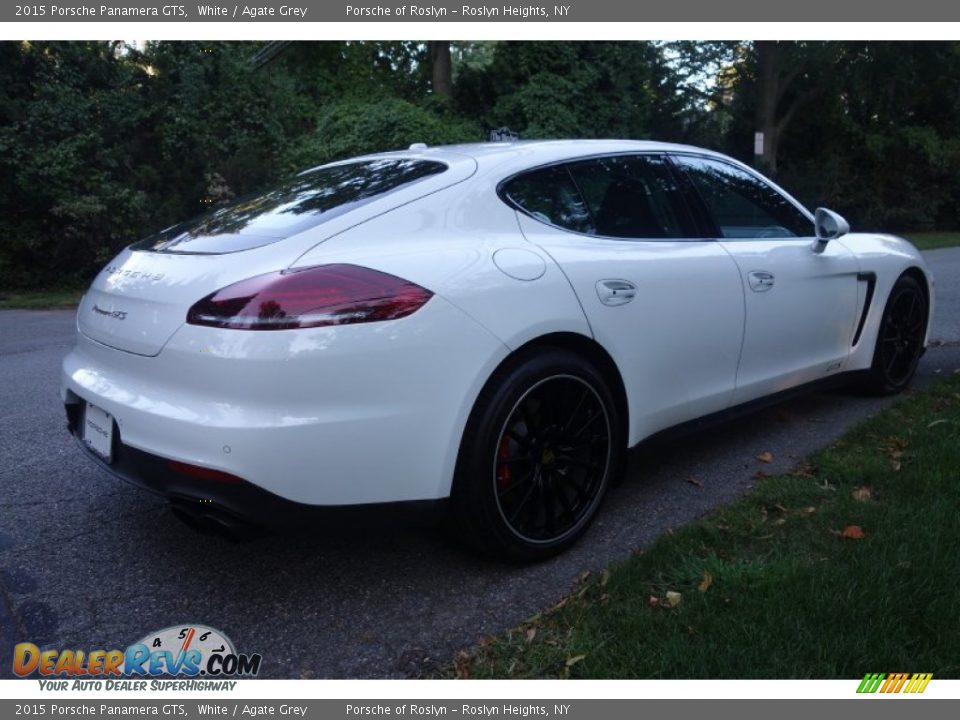 2015 Porsche Panamera GTS White / Agate Grey Photo #6