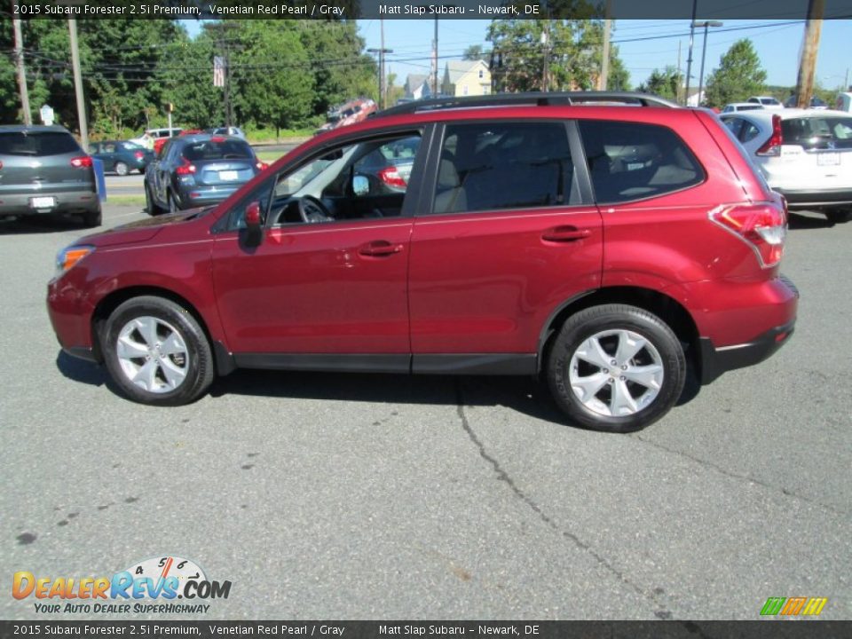 2015 Subaru Forester 2.5i Premium Venetian Red Pearl / Gray Photo #9
