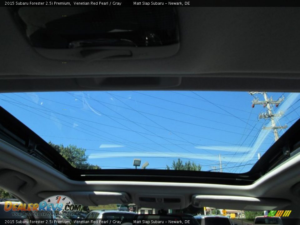 2015 Subaru Forester 2.5i Premium Venetian Red Pearl / Gray Photo #20