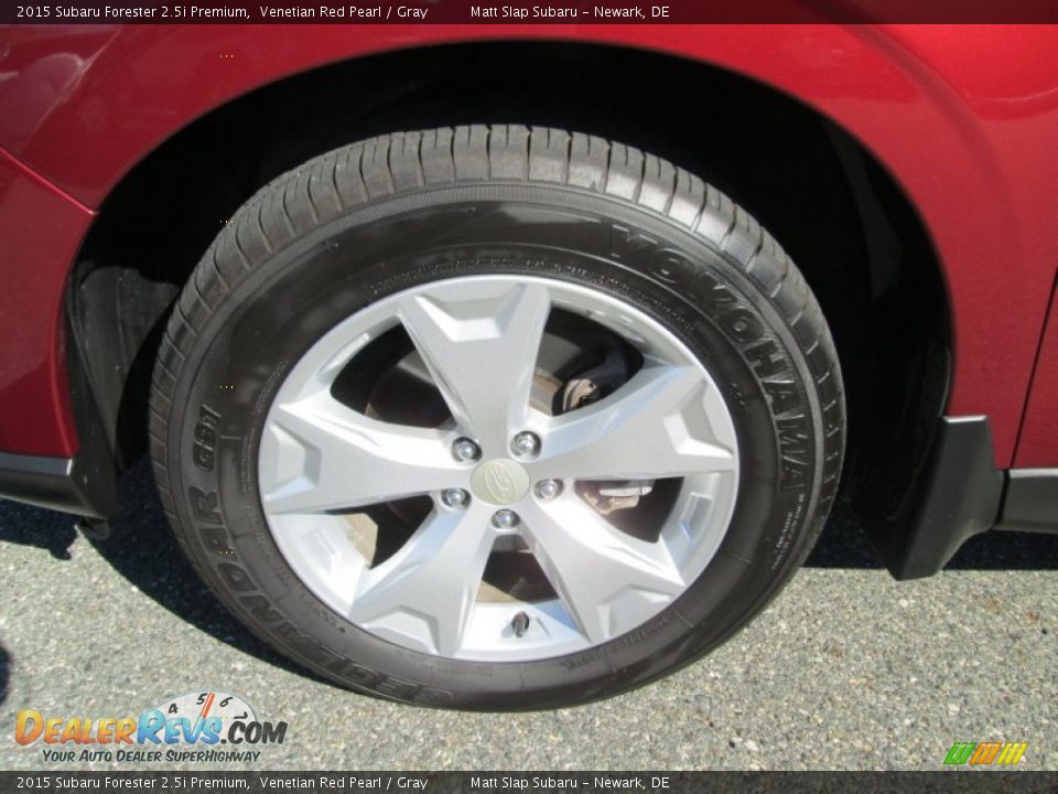 2015 Subaru Forester 2.5i Premium Venetian Red Pearl / Gray Photo #22