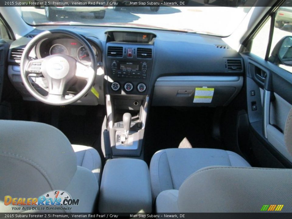 2015 Subaru Forester 2.5i Premium Venetian Red Pearl / Gray Photo #24