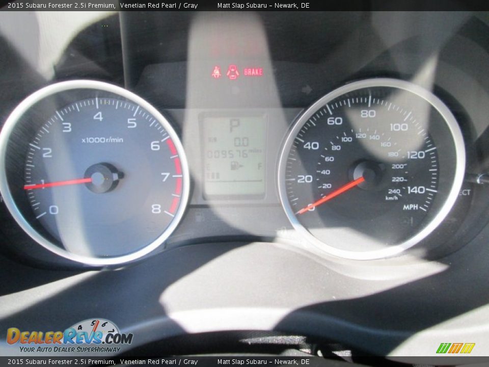 2015 Subaru Forester 2.5i Premium Venetian Red Pearl / Gray Photo #28