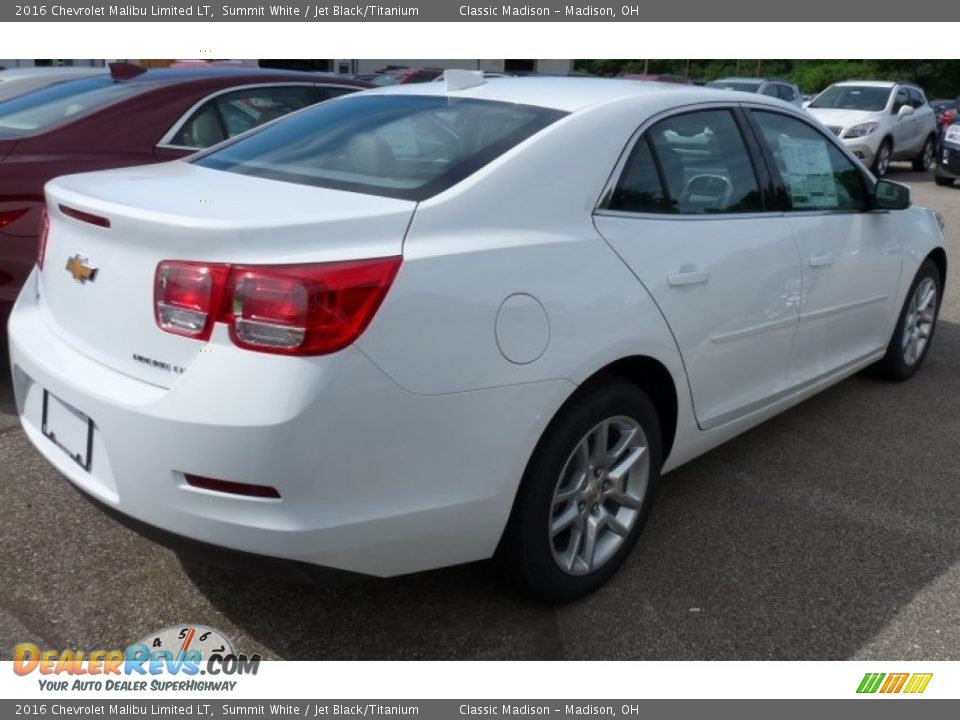 2016 Chevrolet Malibu Limited LT Summit White / Jet Black/Titanium Photo #2