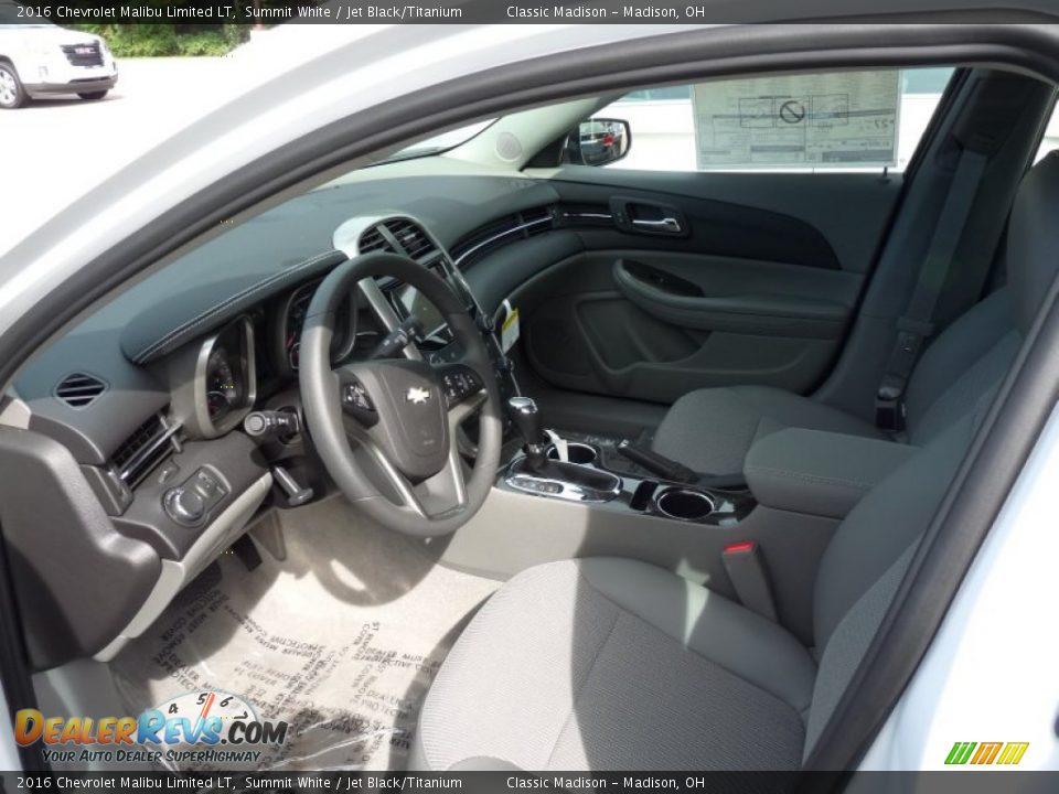 2016 Chevrolet Malibu Limited LT Summit White / Jet Black/Titanium Photo #4