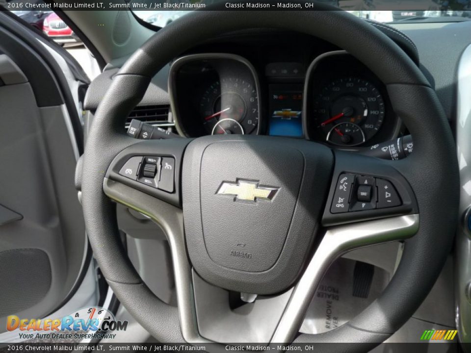 2016 Chevrolet Malibu Limited LT Summit White / Jet Black/Titanium Photo #6
