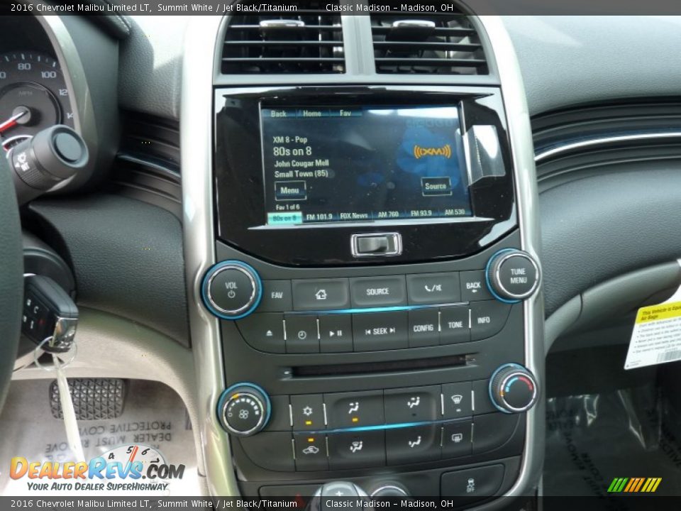 2016 Chevrolet Malibu Limited LT Summit White / Jet Black/Titanium Photo #8