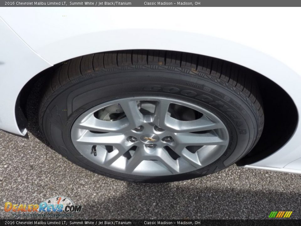 2016 Chevrolet Malibu Limited LT Summit White / Jet Black/Titanium Photo #10