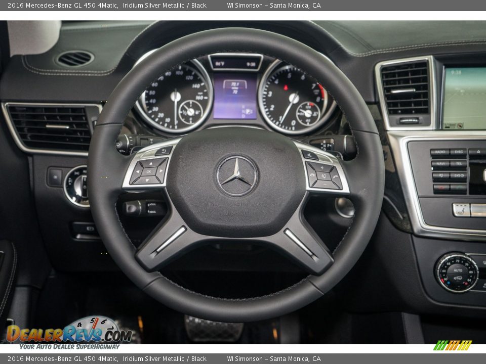 2016 Mercedes-Benz GL 450 4Matic Steering Wheel Photo #17