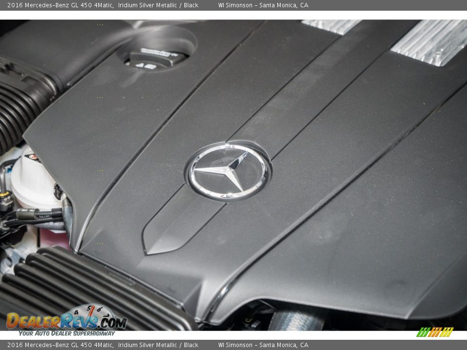 2016 Mercedes-Benz GL 450 4Matic Iridium Silver Metallic / Black Photo #26