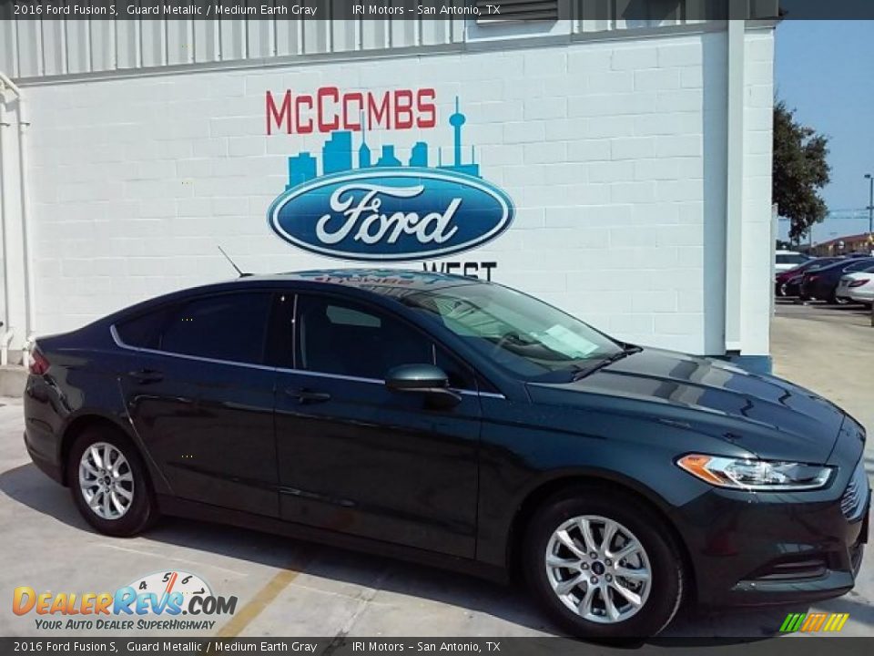2016 Ford Fusion S Guard Metallic / Medium Earth Gray Photo #3
