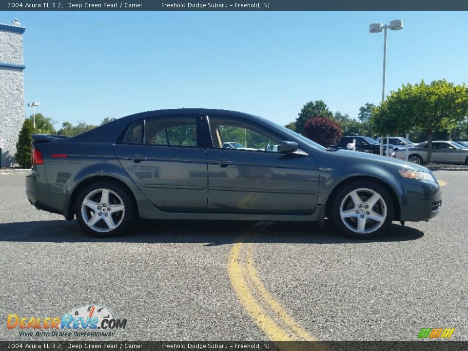 2004 Acura TL 3.2 Deep Green Pearl / Camel Photo #2
