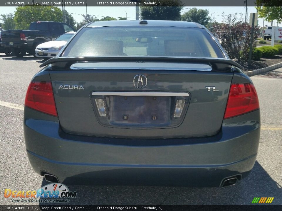 2004 Acura TL 3.2 Deep Green Pearl / Camel Photo #4