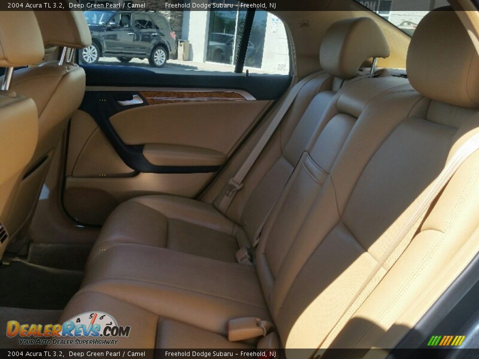 2004 Acura TL 3.2 Deep Green Pearl / Camel Photo #9