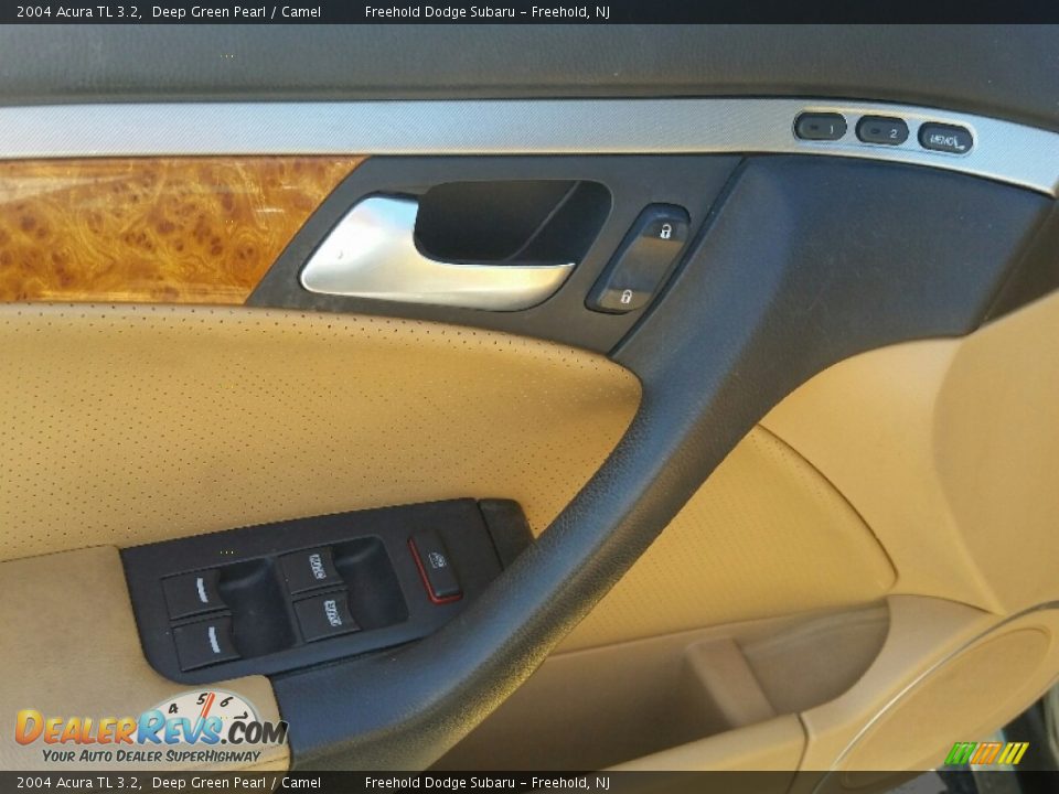 2004 Acura TL 3.2 Deep Green Pearl / Camel Photo #13
