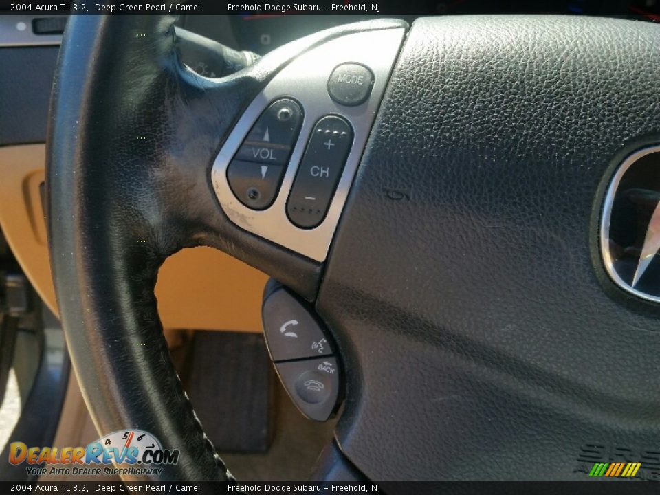 2004 Acura TL 3.2 Deep Green Pearl / Camel Photo #17