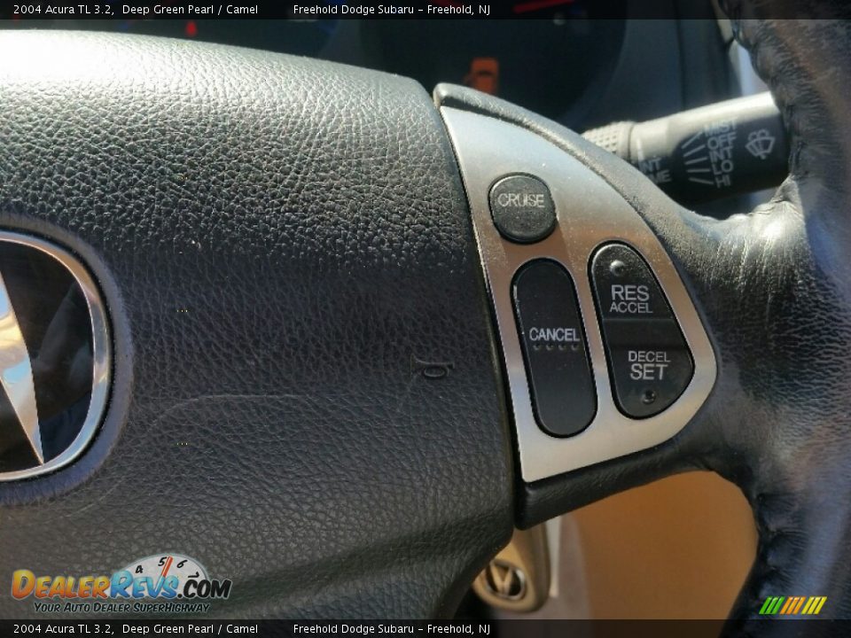 2004 Acura TL 3.2 Deep Green Pearl / Camel Photo #18