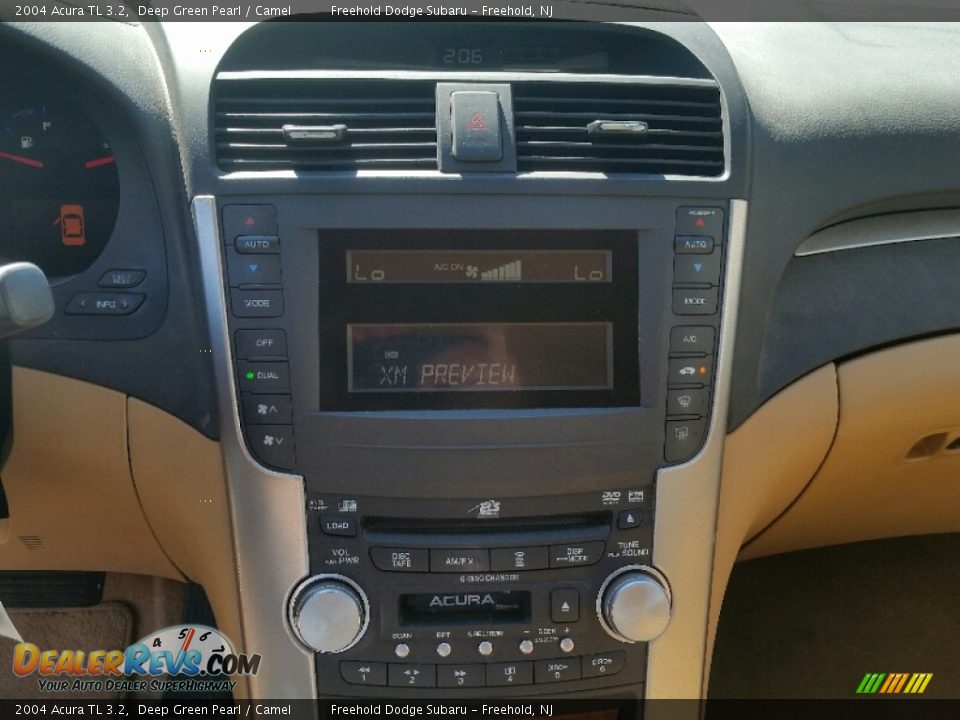2004 Acura TL 3.2 Deep Green Pearl / Camel Photo #21