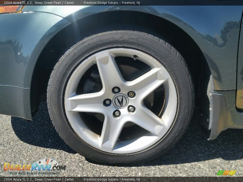 2004 Acura TL 3.2 Deep Green Pearl / Camel Photo #31