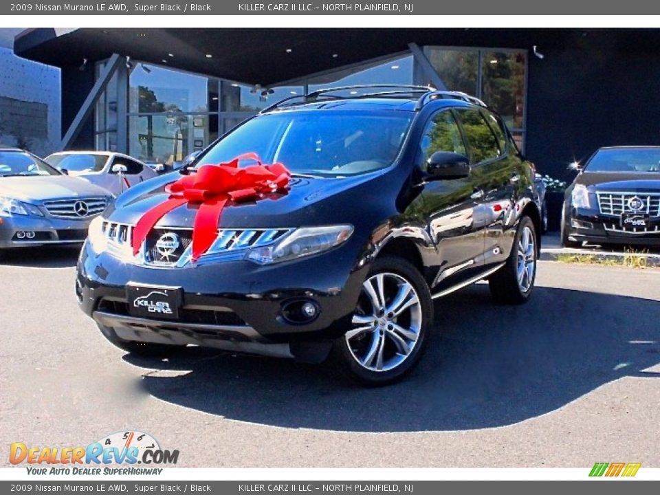 2009 Nissan Murano LE AWD Super Black / Black Photo #3