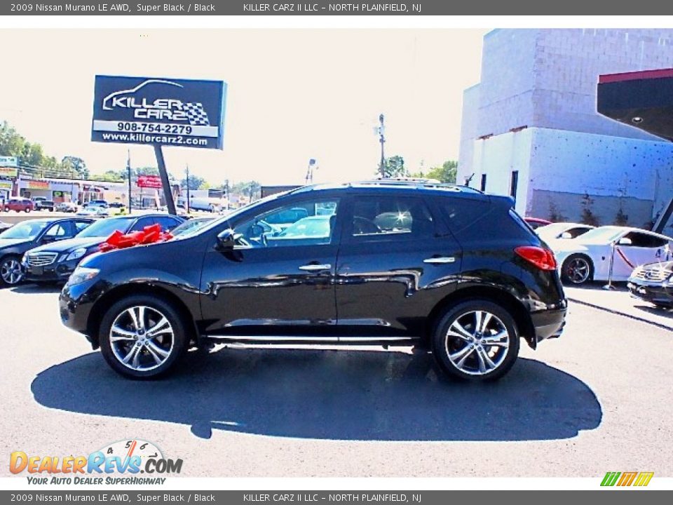 2009 Nissan Murano LE AWD Super Black / Black Photo #4