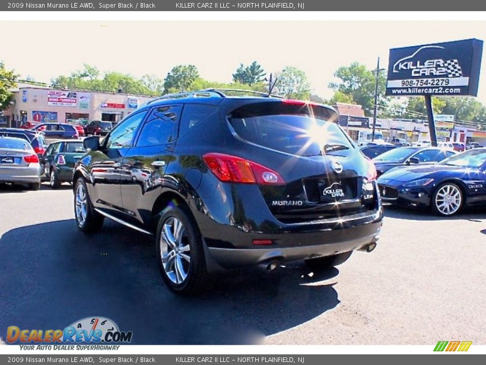 2009 Nissan Murano LE AWD Super Black / Black Photo #5