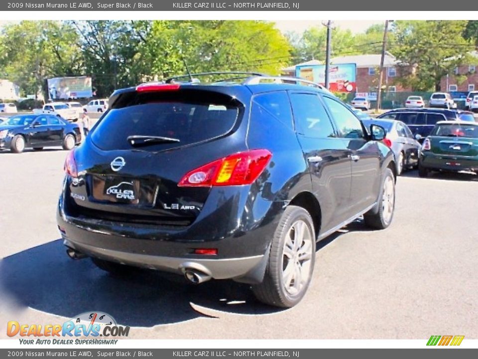 2009 Nissan Murano LE AWD Super Black / Black Photo #7