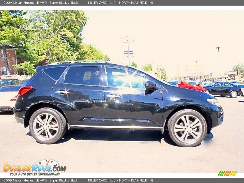 2009 Nissan Murano LE AWD Super Black / Black Photo #10