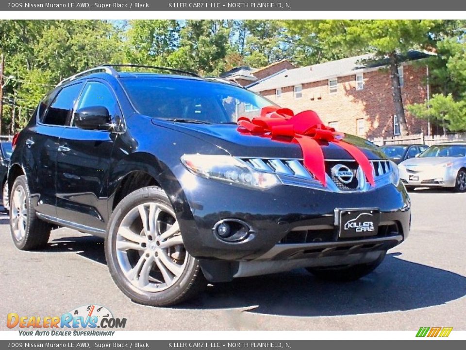2009 Nissan Murano LE AWD Super Black / Black Photo #11