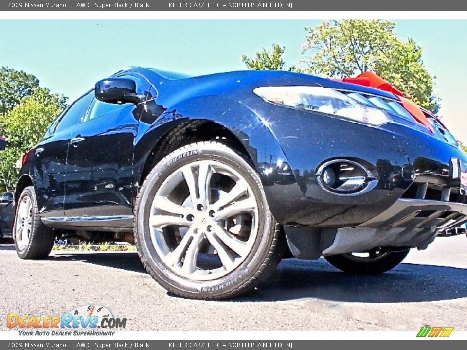 2009 Nissan Murano LE AWD Super Black / Black Photo #12