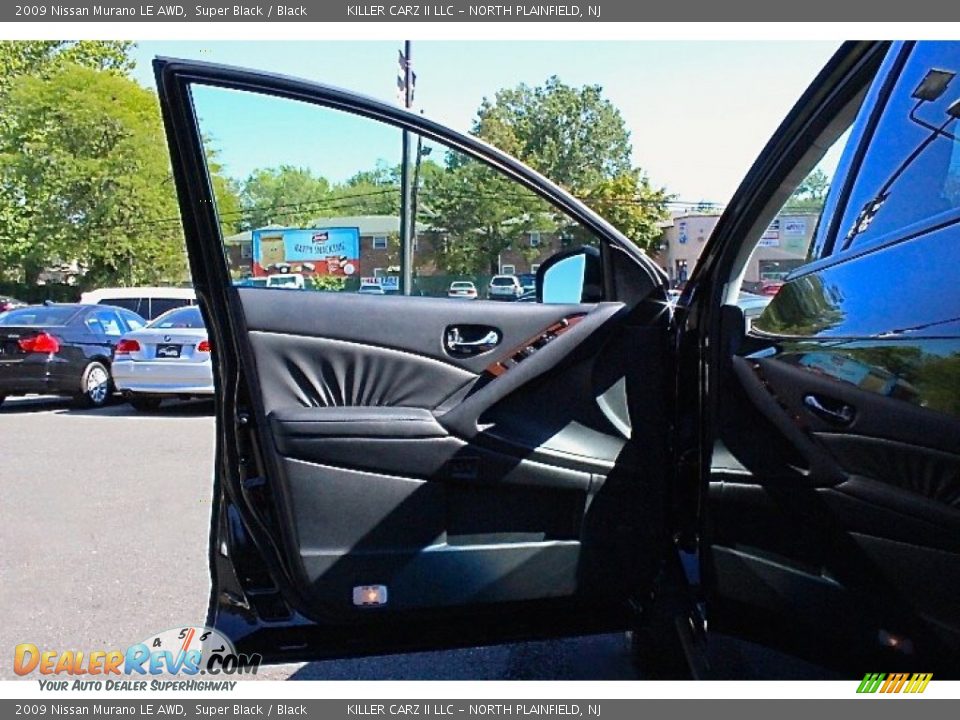 2009 Nissan Murano LE AWD Super Black / Black Photo #14