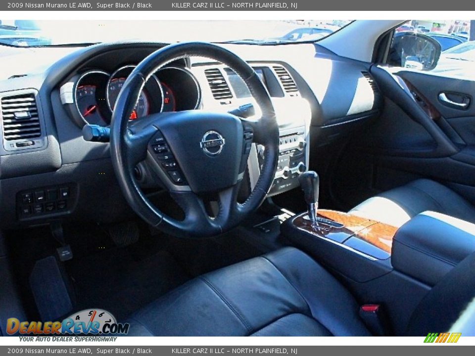 2009 Nissan Murano LE AWD Super Black / Black Photo #18